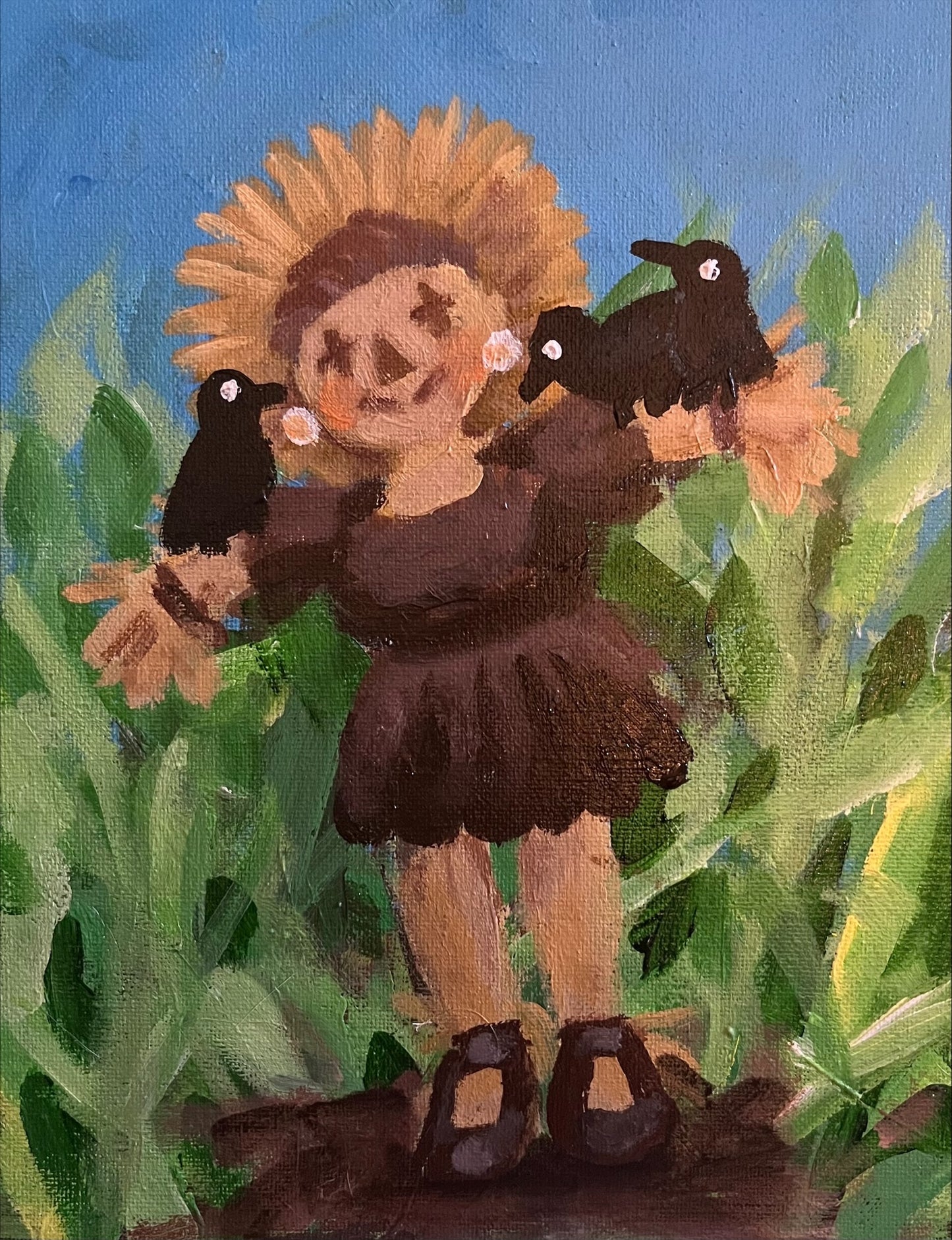 WS - Let's Paint! Scarecrow Self Portraits 10/11